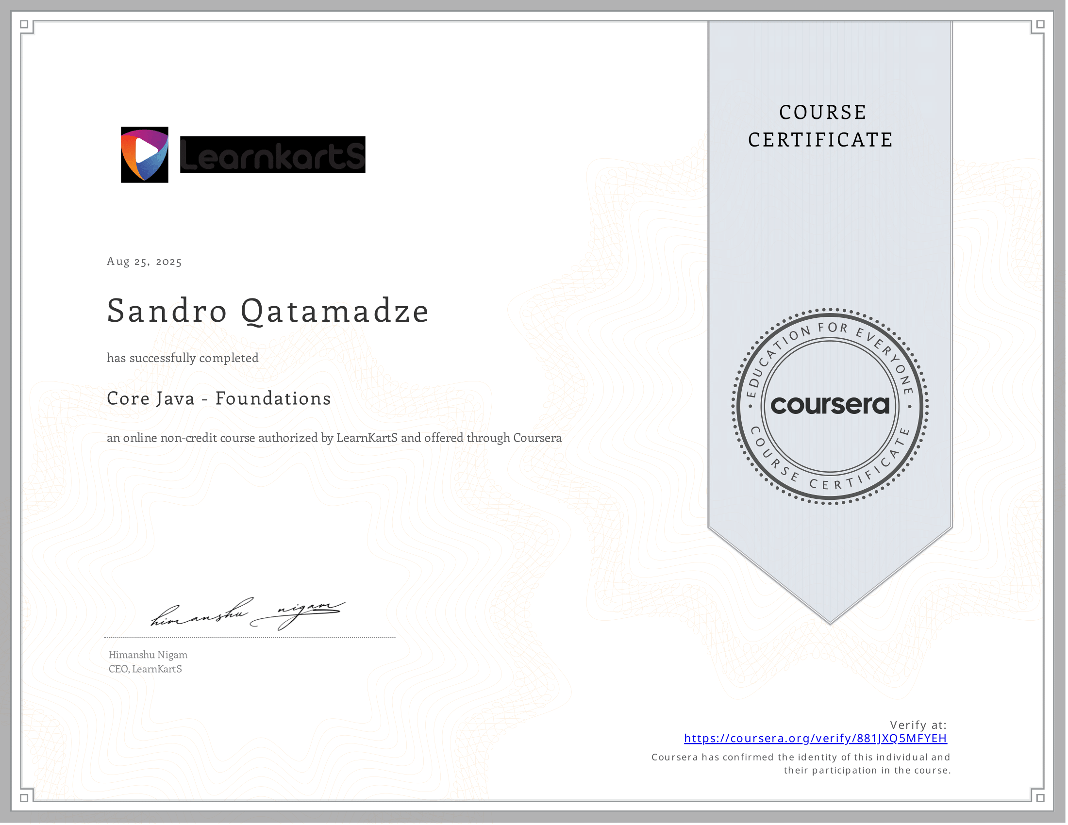 Java Course